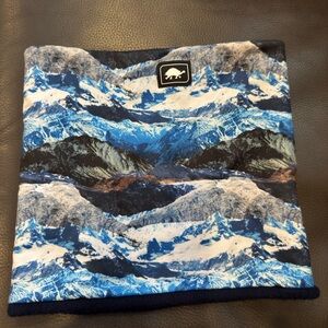 Kids Mountain Print Face Mask